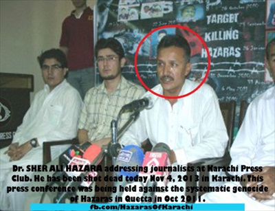 Secretary general of Hazara Mughal Yekjehti Forum murdered in Karachi