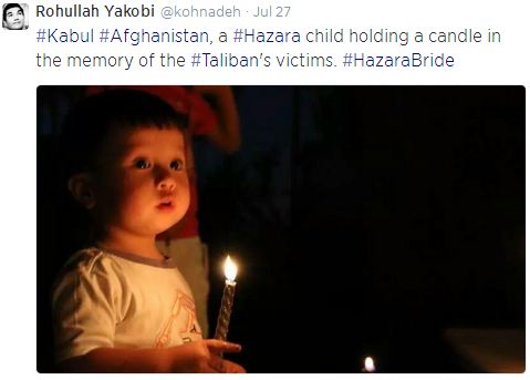 Rohullah Yakobi - Candle light vigil for Ghor victims