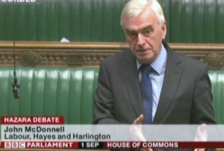 HazaraDebate-16-MPJohnMcDonnell-Labour